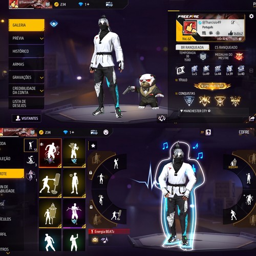 Conta de free fire